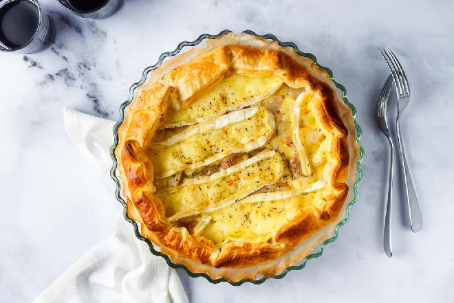 Znakomita tarta z camembertem - krucha i kremowa